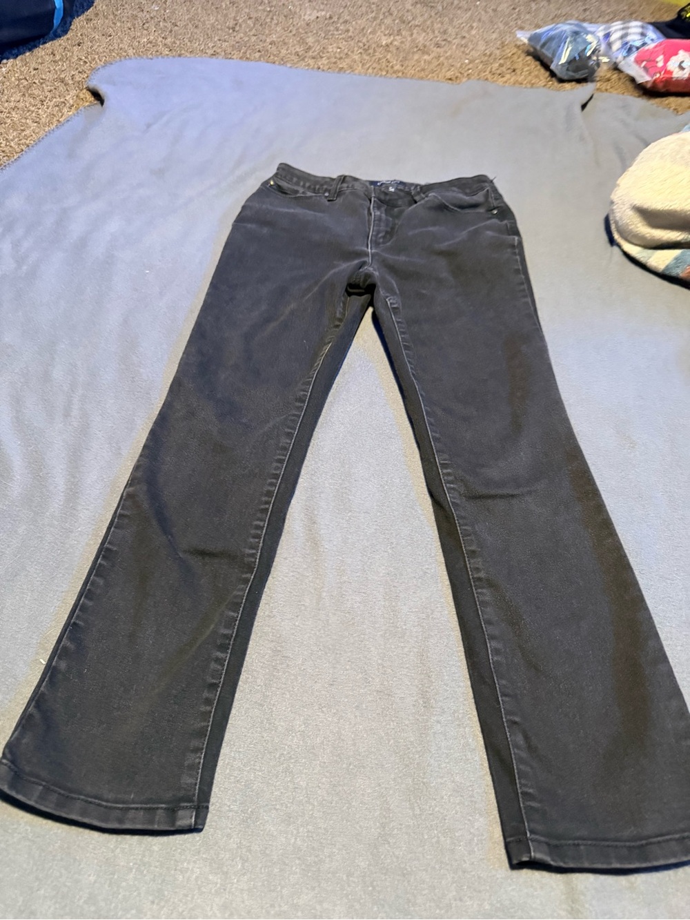 Charter Club Black Lexington Straight Pants